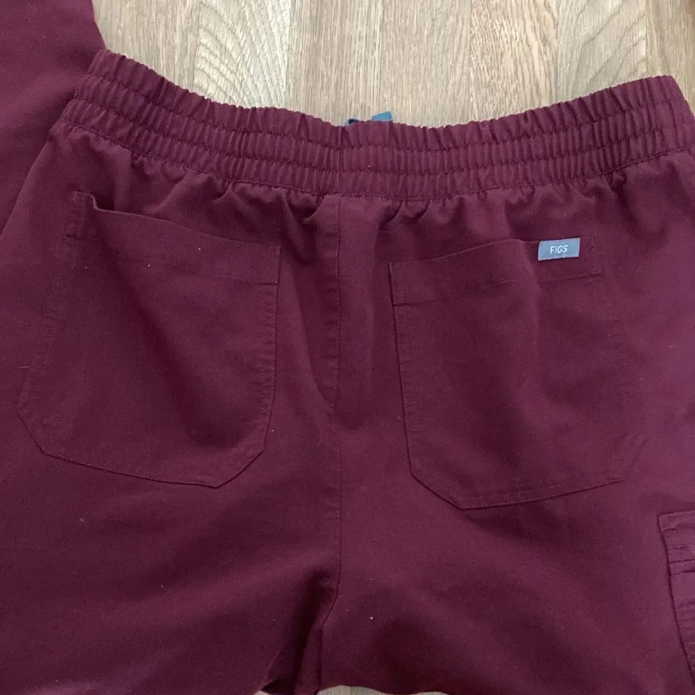Figs mens burgundy